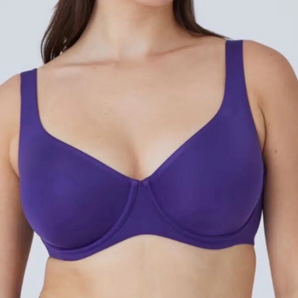 NWT CUUP Women's Bra The Scoop
38B Micro Bra underwire Violet Purple